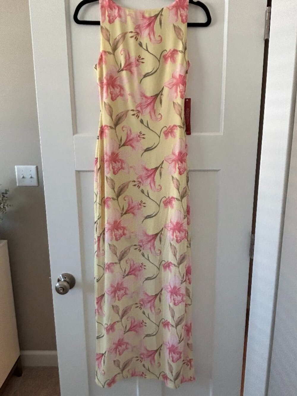 Petal & Pup Yellow Floral Maxi Dress Sleeveless